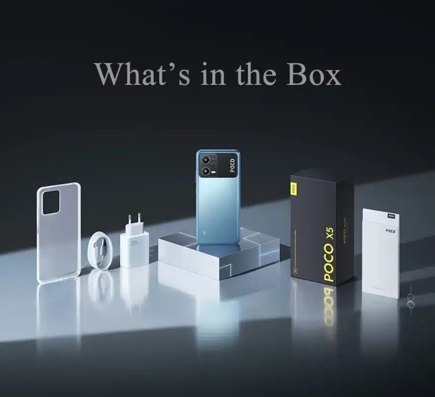 What's in the box POCO X5 5G
