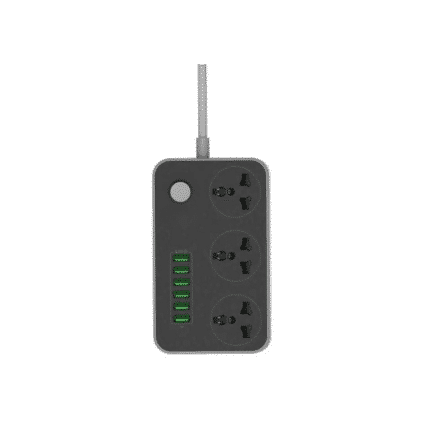 Bolice Bl T05 Anti-static 3 Power Socket With 6 USB Ports