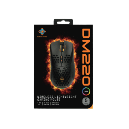 Deltaco Gaming Wireless RGB Gaming Mouse Ultralight
