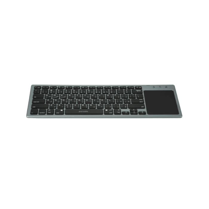 Porodo Wireless Keyboard With Touch-Pad PD-WKBTP-GY