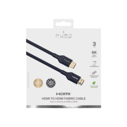Puro HDMI To HDMI Fabric Cable