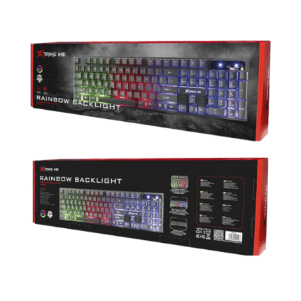 Rainbow Backlight Membrane Gaming Keyboard