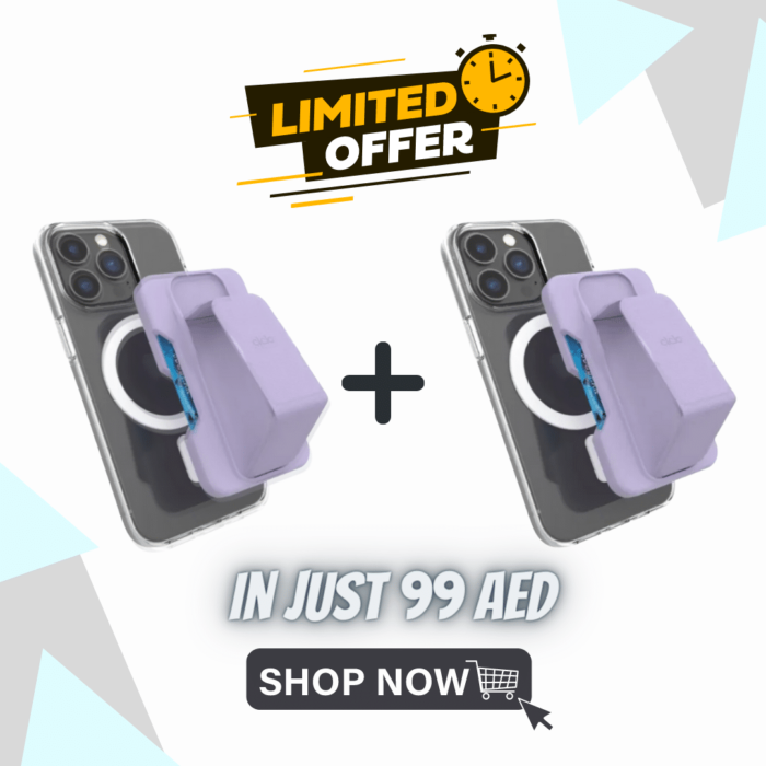 2Pcs Clckr iPhone Magsafe Grip in Just 99 AED - Limted Offer
