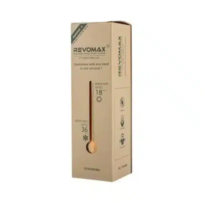 Revomax Vacuum Insulated Stainless Flask 20 OZ (592ml) 2