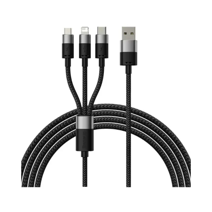 Baseus 3.5A StarSpeed Series 3in1 USB Cable 1.2m