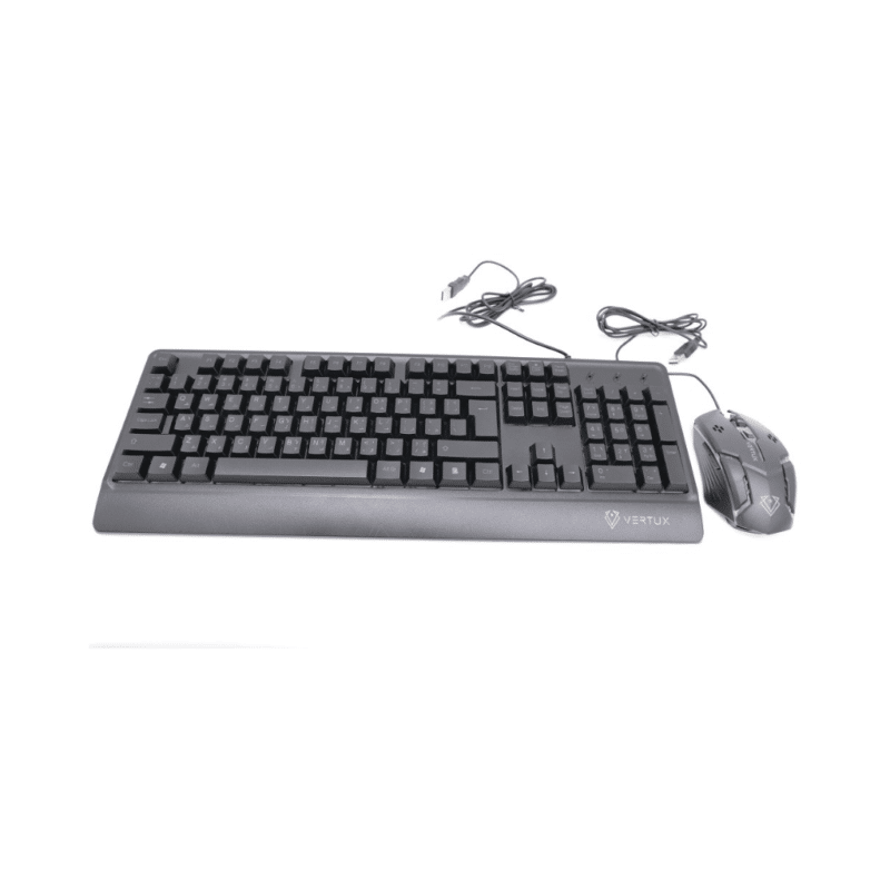 Gaming Keyboard And Mouse 3-Color LED Backlit