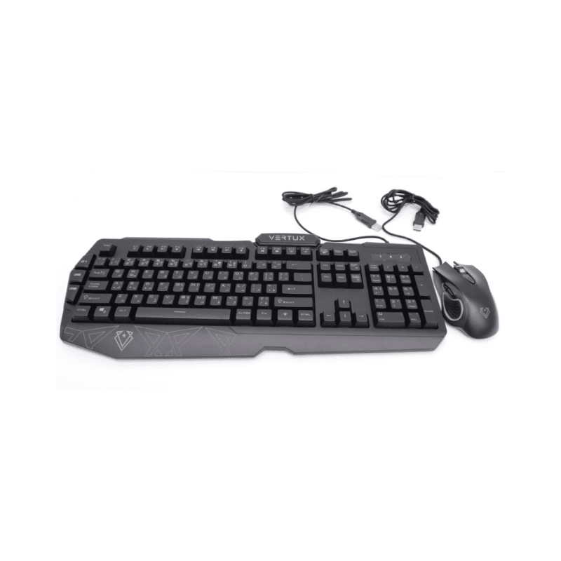 VERTUX Gaming Keyboard And Mouse Vendetta