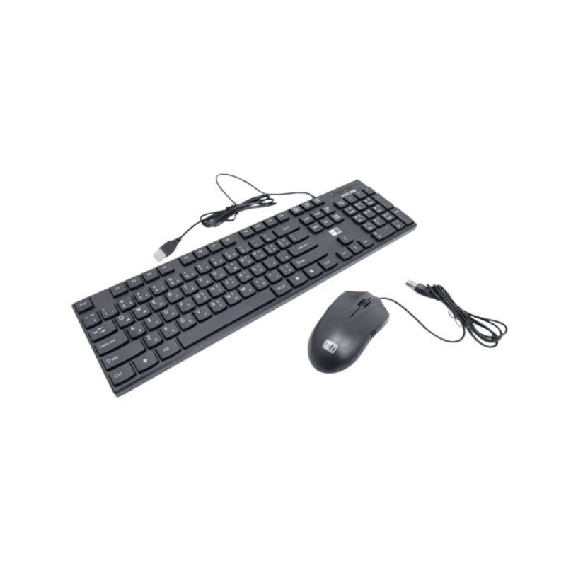 Heatz Ultra Thin Wired Keyboard And Mouse - ZK09